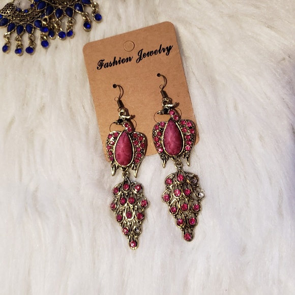 Lot of 3 Big Earrings - Picture 3 of 3